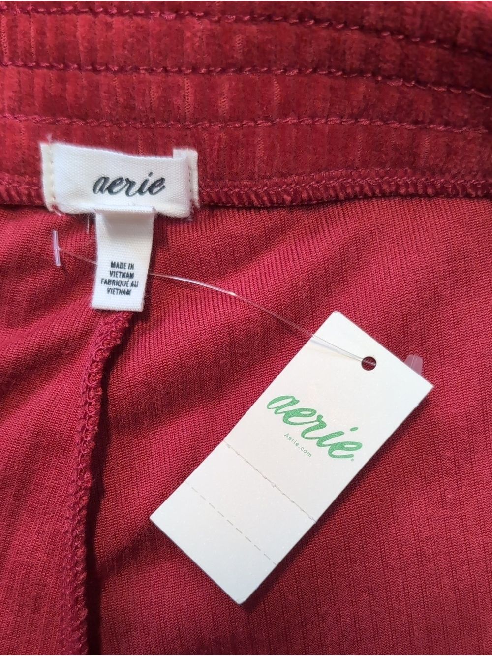 Aerie Groove On Ribbed Flare Pants Size Large NEW - Picture 9 of 10